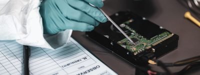 Forensic Expert Working in Forensic Science Laboratory